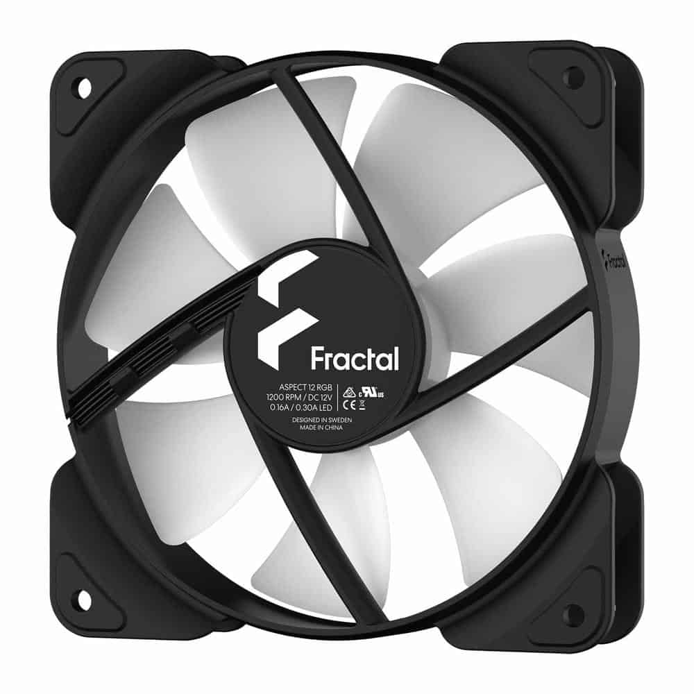(image for) Fractal Designs Aspect 12 RGB 3-pin Cooling Fan 3 Pack